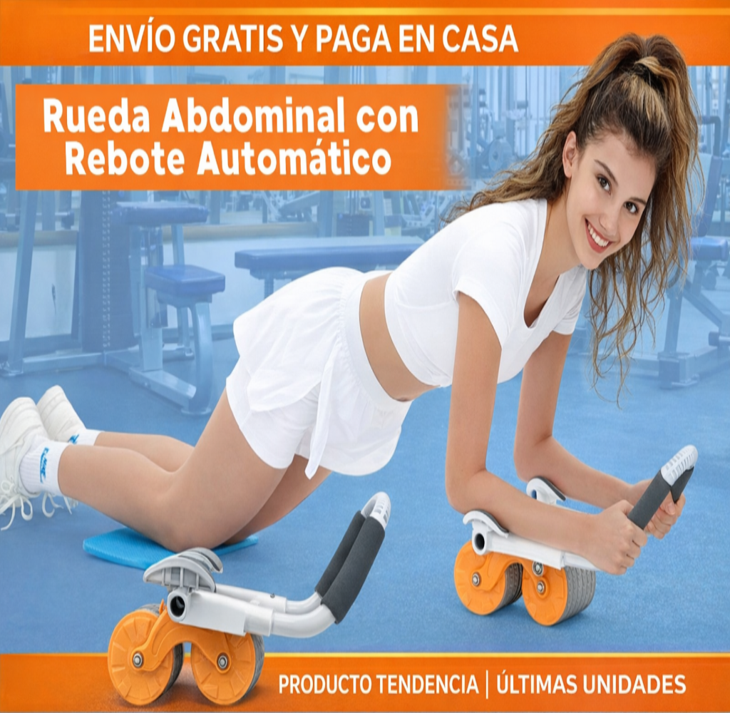 Rueda Abdominal SmartFit - Gratis Set Bandas Tubula
