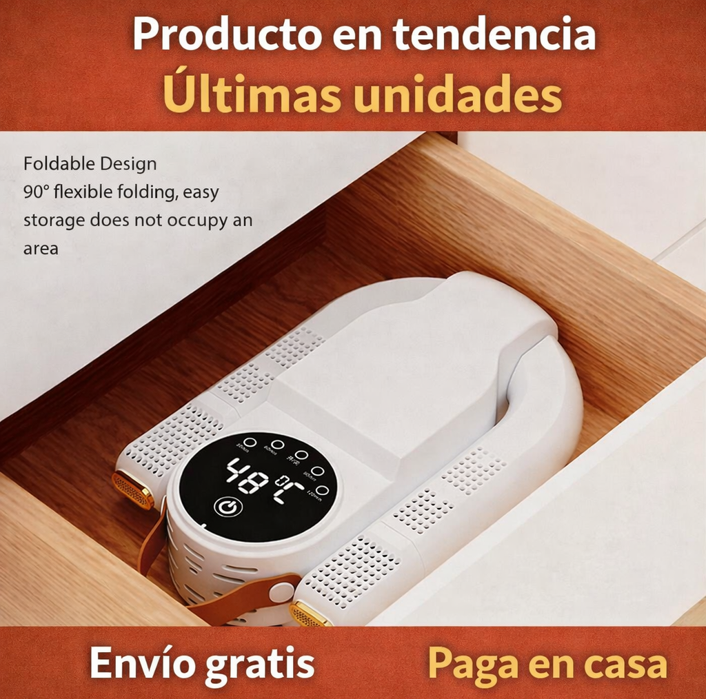 Secador Zapatos Portatil Electrico ShoeCare™ 4 en 1