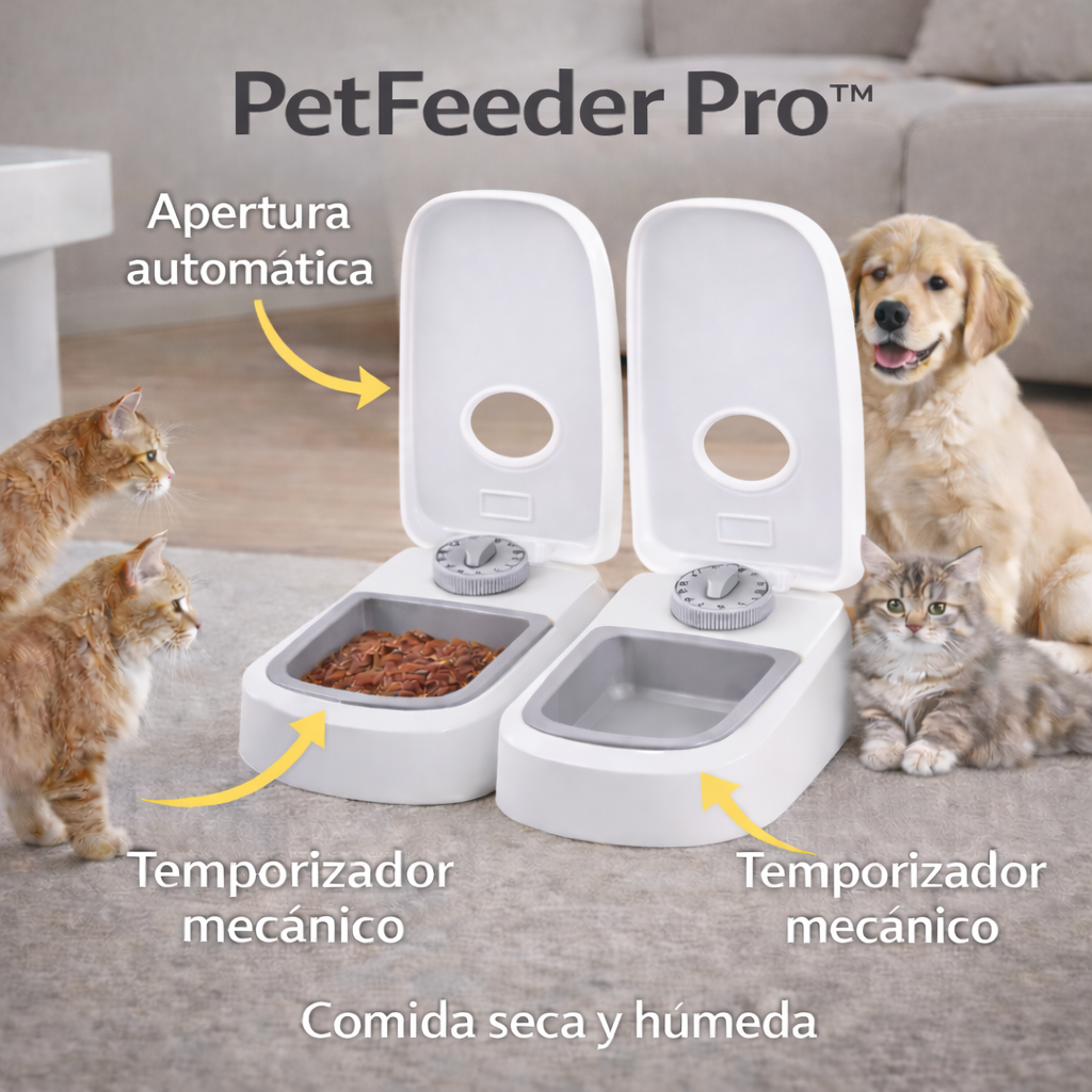 PetFeeder Pro™ – Dispensador Automático de Comida para Mascotas