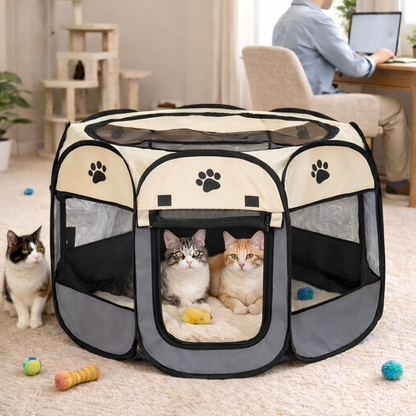 PetCamp™ – Corral Plegable para Mascotas Talla S