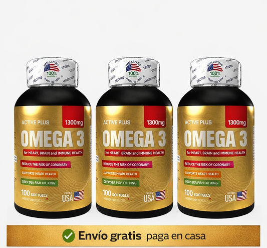VitaOmega+ 3X  - 100 Softgels x 3 unidades