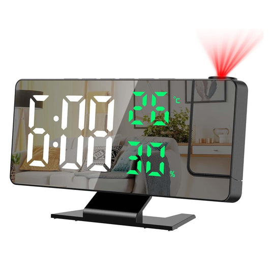 ProjecTime 180° - Reloj Proyector Despertador Digital Lcd Pro