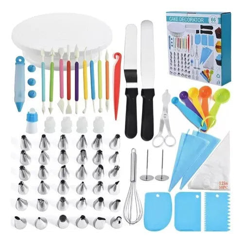 DecorCake Pro™ – Kit de Repostería 66 Piezas
