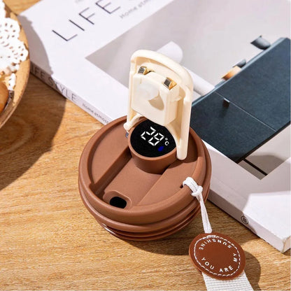 ThermoSense™ – Taza Térmica Inteligente con Pantalla de Temperatura