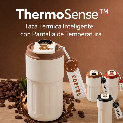 ThermoSense™ – Taza Térmica Inteligente con Pantalla de Temperatura