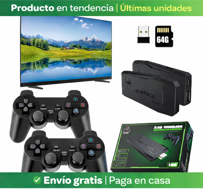 RetroPlay™ Consola Video Juegos 4k 2 Controles